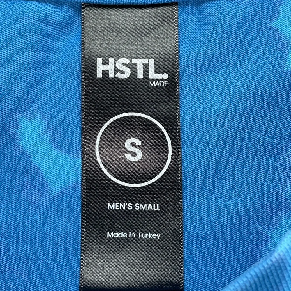 HSTL Made T-Shirt Mens Small Blue Cotton Short Sleeve Crew Neck